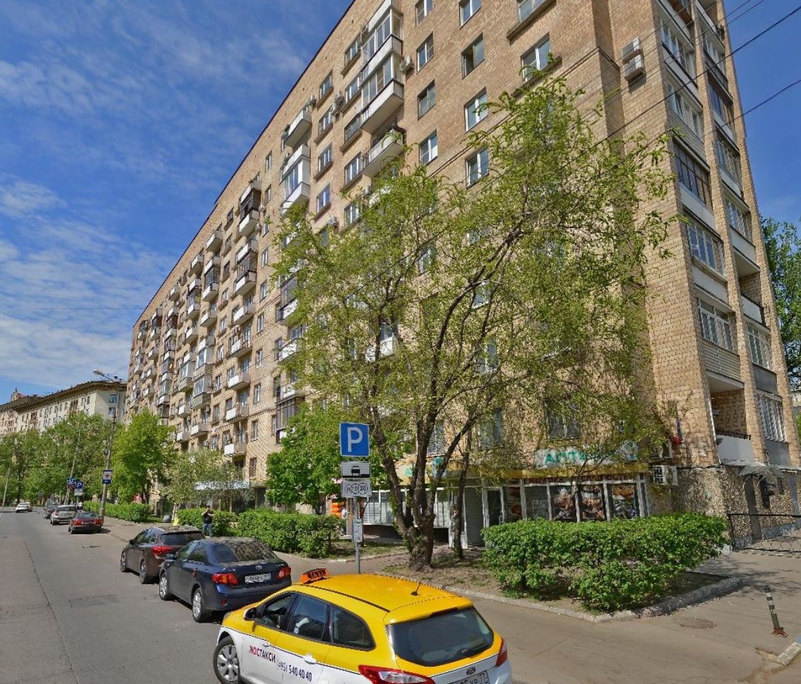 фасад дома, здание по адресу г Москва, ул Брянская, д 12